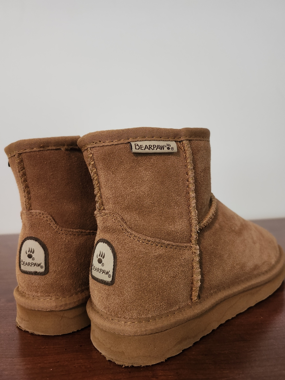 BearPaw Classic Seude Boots in Chestnut Brown